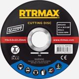 Rtrmax RDM18030 Metal Kesme Diski 180*3.0*22MM