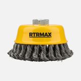 RTRMAX RH22106 65 mm Burgulu Çanak Fırça