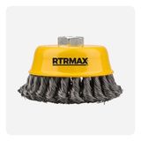 RTRMAX RH22108 80 mm Burgulu Çanak Fırça
