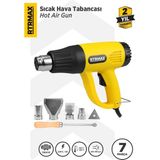 RTRMAX RTM303A 2000 W Sıcak Hava Tabancası 2 Kademeli Isı Özelliği ile Ergonomik Tasarım