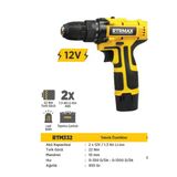 Rtrmax Rtm332 Sarjlı Matkap Lı-On 12V/1,5A Çıft Akülü