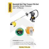 RTRMAX RTM9638 Benzinli Sırt Tipi Tırpan 52 Cc 1.9 Hp - (Tırpan Bıçağı, Misina Başlığı, Hediyeli)