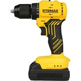 RTRMAX RTS5010 20 V 2x2 Ah Akülü Kömürsüz Darbesiz Matkap