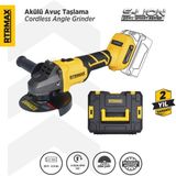 RTRMAX RTS5050B 125 mm 8.500 Rpm Şarjlı Avuç Taşlama Makinesi