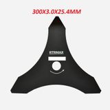 Rtrmax Rty 117 300 X 3.0 X 25.4 Mm Benzinli Tırpan Bıçağı Üçlü