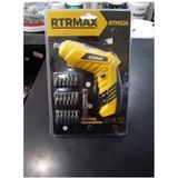 Rtrmax Şarjlı 19 Parça Tornavida Seti RTM-326 Li-on Akü ile Darbesiz Kullanım Özellikli