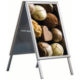 RTS Reklam 32mm A - Pano Gönye Köşe (ALÜMİNYUM GRİ, (B2-500x700mm))