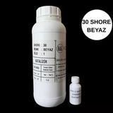 Rtv 2 Kalıp Silikonu 1. Sınıf Kalite Sert Sıvı Silikon 1 Kg 30 Shore Beyaz Renk