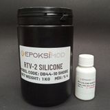 Rtv 2 Kalıp Silikonu 1. Sınıf Yumuşak Sıvı Silikon 1 Kg 10 Shore Beyaz Renk