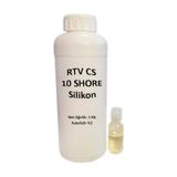 RTV-2 Kalıp Silikonu 10 SHORE Yarı Şeffaf (1 KG)