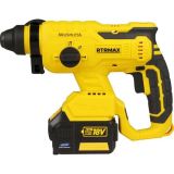 RTX2095 Şarjlı Sds Plus Kırıcı ve Delici Kömürsüz 2.2Jul 22mm 2x4 Ah Çift Akü X-Lion - Akü Dahil