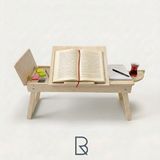 RU-Bİ Çok Amaçlı Masa - Çalışma Masası - Keyif Masası - Çizim Masası - Yemek Sehpası - Rahle -Laptop Stand - dikdörtgen - Naturel