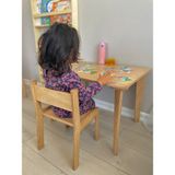 RU-Bİ Montessori Çocuk Masası ve 1 Adet Sandalye