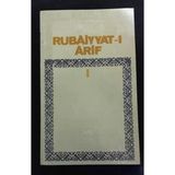 Rubaiyyat-I Arif 1 Şiirler 6 (Sahafiye Kitap)