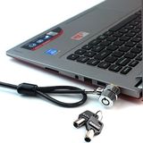 RUBAN Notebook Kilidi ve Güvenlik Kablosu (PC/Laptop) İki Tuşlu 1,9 m (Siyah)