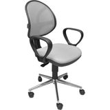 Rubano Ergonomik Ofis ve Öğrenci Çalışma Koltuğu – Sandalyesi (Krom Ayaklı) - Gri