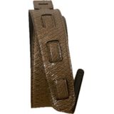 Rubber Cocoa Croco Destekli Suni Deri Gitar Askısı