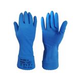 Rubberex Kimyasal Eldiven Lastik M-beden 10 Adet Flockline 1