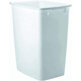 Rubbermaid Küçük Mutfak Banyo Çöp Kovası, Lavabo Altı Çöp Sepeti, Plastik, Beyaz, 9 Galon