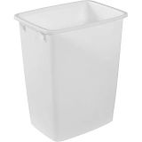 Rubbermaid Küçük Mutfak Banyo Kovası, Lavabo Altı Sepeti, Plastik, Beyaz, 9 Galon