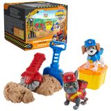 Rubble & Crew, Şarj Aleti ve Wheeler Aksiyon Figürleri Seti, 3 oz Kinetik Yapı Kumu ve 2 Elle Tutulan Yapı Oyuncakları, 3 Yaş ve Üzeri Çocuk Oyuncakları