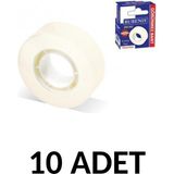 Rubenis 10 Adet 18MM x 30 Metre Görünmez Bant Aydınger Bandı
