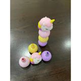 Rubenis 3 Renk Unicorn Figürlü Fosforlu Kalem Seti 3 Adet Mini Ölçülerle Eğlenceli