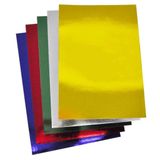Rubenis 50x70 CM 10'lu 5 Renk Aynalı Metalik Karton