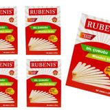 Rubenis 5x50'li Kutulu Ahşap Natürel Renk Dil Çubuğu
