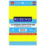 Rubenis A4 Yapışkanlı Sarı Buzlu Kitap Kabı RK-515 10 LU 2 PAKET