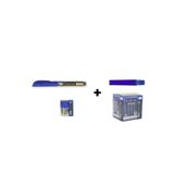 Rubenis Kartuşlu Tahta Kalemi Mavi 12'li (1 Paket) + Tahta Kalemi Kartuşu Mavi 36'lı ( 1 Paket)