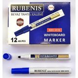 Rubenis RBM-103/M Beyaz Tahta Kalemi Mavi - 12'li ( 1 Paket)