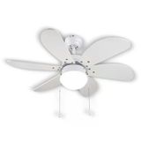 Rubenis Rbt306 Wht Glob Tavan Vantilatör 30Inc 130W