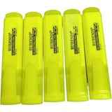 Rubenis RF-315 Sarı Fosforlu Kalem Hi-Lighting Pen Yüksek Kalite 5'li Set