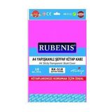 Rubenis RK-518 Pembe Yapışkanlı Buzlu Şeffaf Kitap Kabı