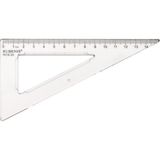 Rubenis Şeffaf Gönye 15 cm