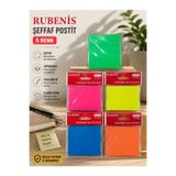 Rubenis ŞEFFAF POSTİT 50 YP 5 RENK SET