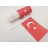 Rubicon Kağıt Bayrak Çubuklu 80 Adet Türk Bayrağı 12 x 18 cm