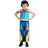 Rubies resmi KPop Demon Hunters Zoey çocuk kostümü, çocuklar için kostüm, beden 9-10 yaş