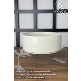 rubihome 14 cm Porselen Step Salata Kasesi - 6 Adet