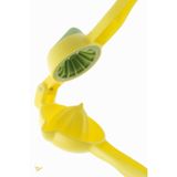 rubihome Pratik Sert Plastik Limon Sıkacağı Limon ve Narenciye Sıkıcı Sarı Renk