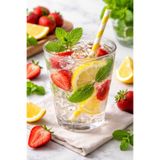 RUBİKAP 20 adet Kristal Mika Su Bardağı (270 ml) (Şık Sofra Konsepti)