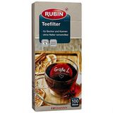 Rubin 100 Adet Büyük Boy Çay Filtresi