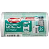 Rubin Kulplu 10 lt 36X44 cm 40 Adet Çöp Torbası