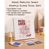 Rübiş Fotoğrafçılık Taşlı Elmas Mozaik Tuval Seti - Pizza Lover