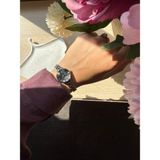 Rubsey Retro Minimal Metal Kordon Vintage Kadın Kol Saati Siyah - Altın