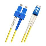 Rubu Fiber Optik Patch Kablo Sc-Lc Patchcord Duplex 2.0mm 50/125 Om3 Multi Mode 1 Metre