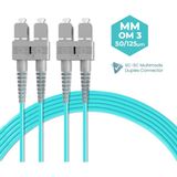 Rubu Fiber Optik Patch Kablo Sc/upc-Sc/upc Multi Mode Om3 3 Metre duplex 2.0mm 50/125