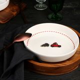 Ruby Bear Desen2 Çukur Tabak 19cm