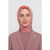 Ruby Desen Organik Eşarp Pembe
